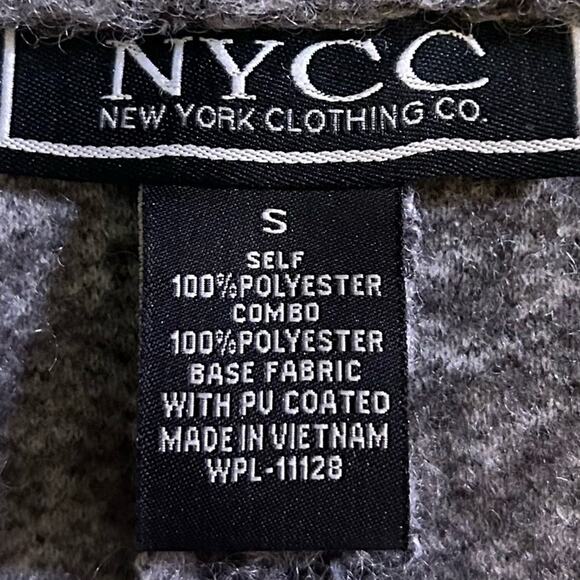 NYCC Gray Boucle Jacket, Size Small, Polyester, Women's Jacket - Picture 8 of 14
